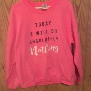 Hot Pink sweatshirt