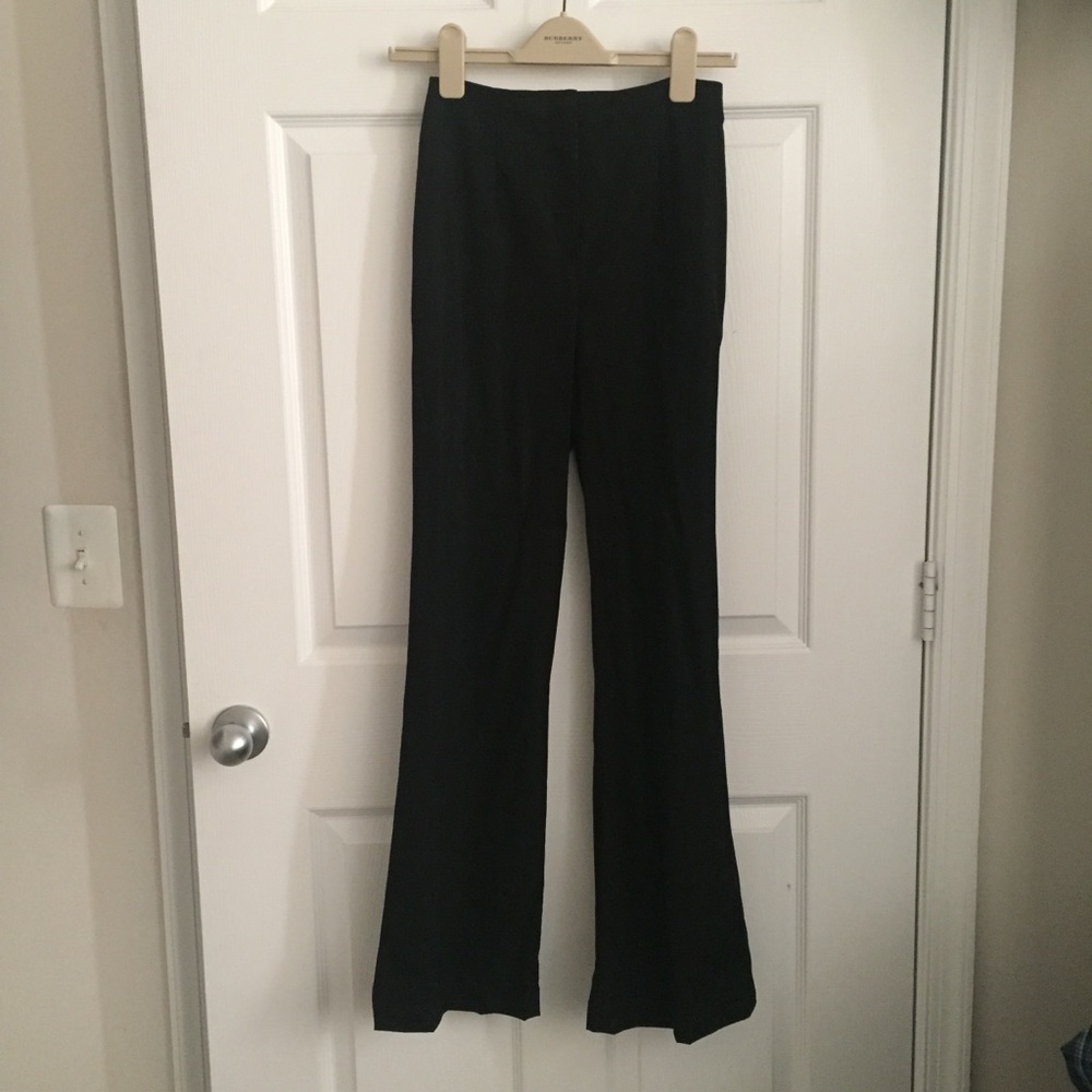 Black High-Waisted Cartier Trousers/Slacks