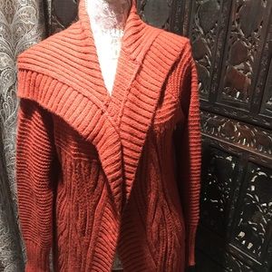 Beautiful Merona RUST COLORED CARDI BNWT SIZE S &M
