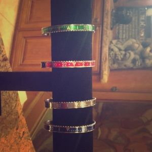 Made in USA steel bangle bracelet