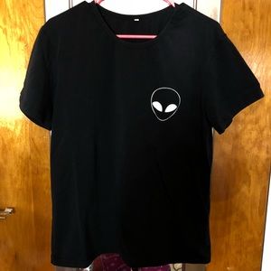 *** SOLD *** black alien top
