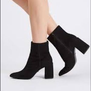 Topshop Suede Booties