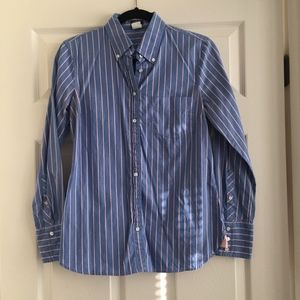 Striped button down shirt