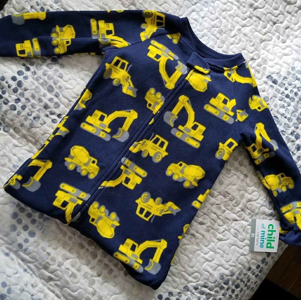 Carter's fleece footie PJ's