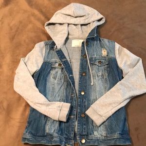 Hooded Jean Jacket