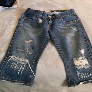 Levi's 504 Slouch capris