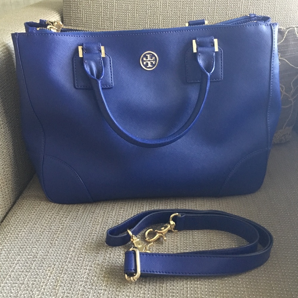 Tory Burch Robinson Large Double Zip tote