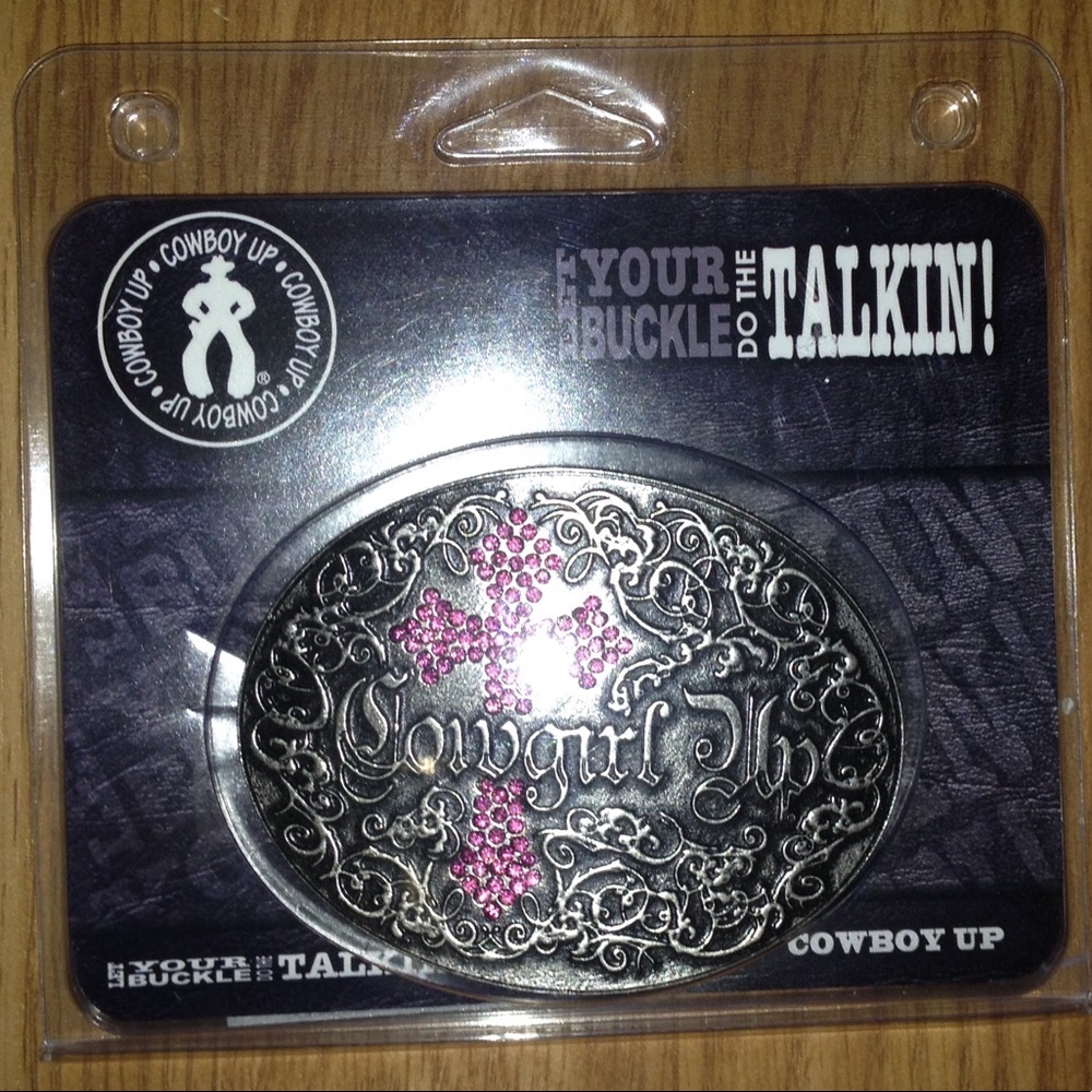 Cowgirl Up Buckle!