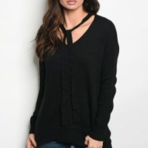 Very J Black Sweater