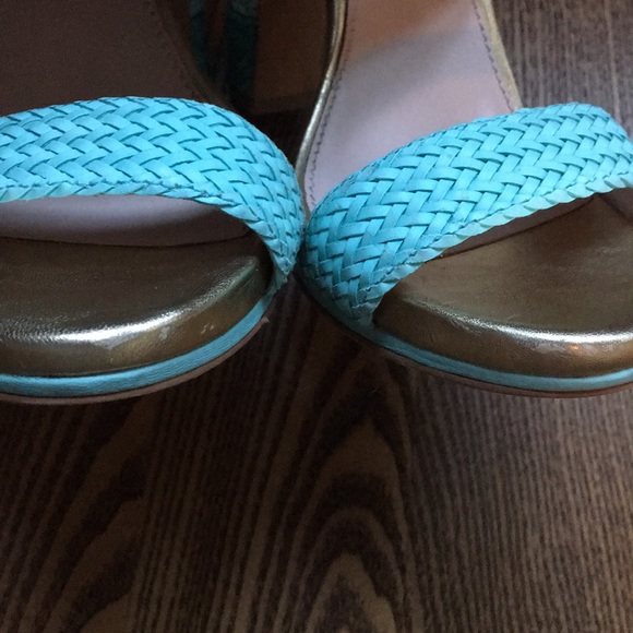 Vince Camuto teal heel sandal - Picture 4 of 4