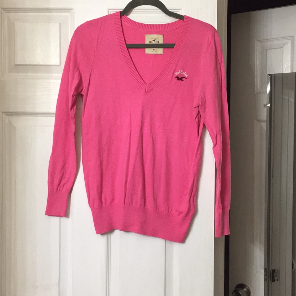 Pink Hollister sweater