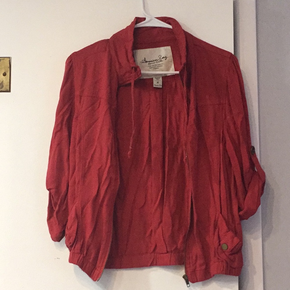Burnt orange jacket
