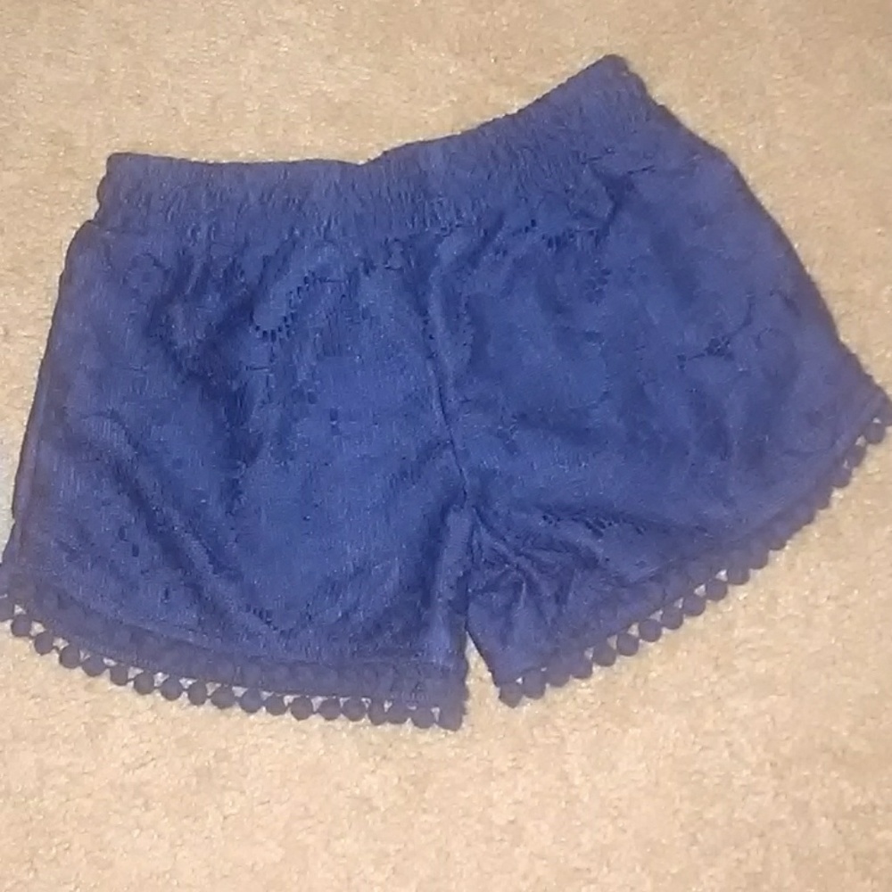 Just like new girls lace shorts