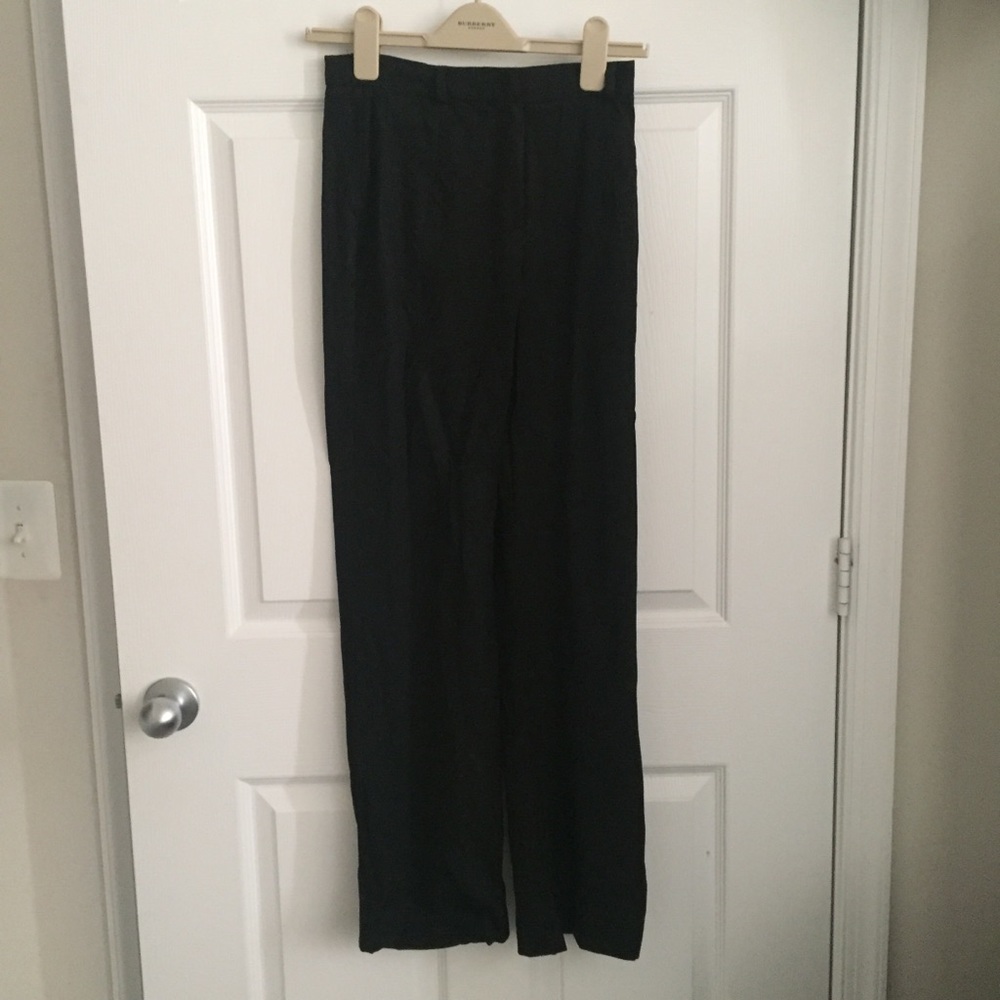 Black Burberry Trousers/Slacks