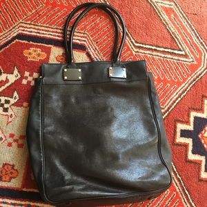 Rag & Bone Black leather tote bag