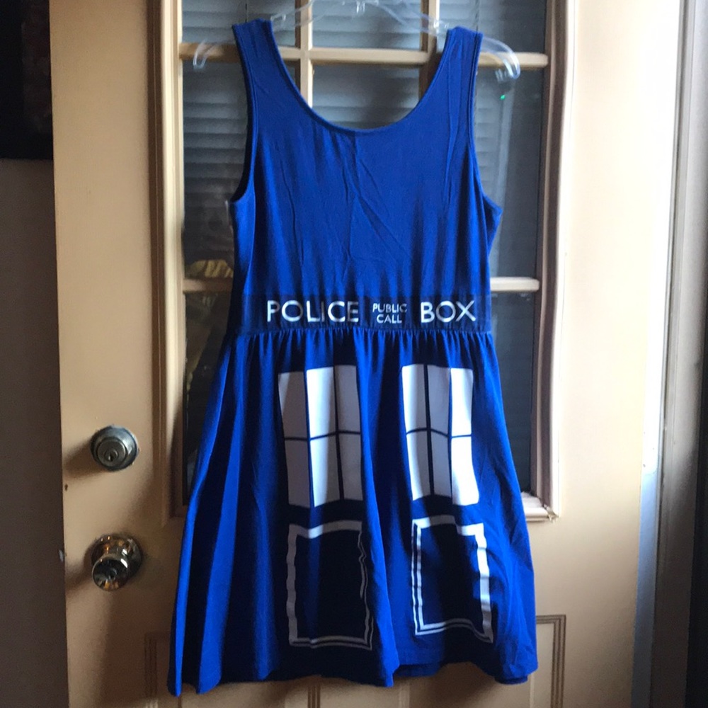 TARDIS Doctor Who Dress Sz L