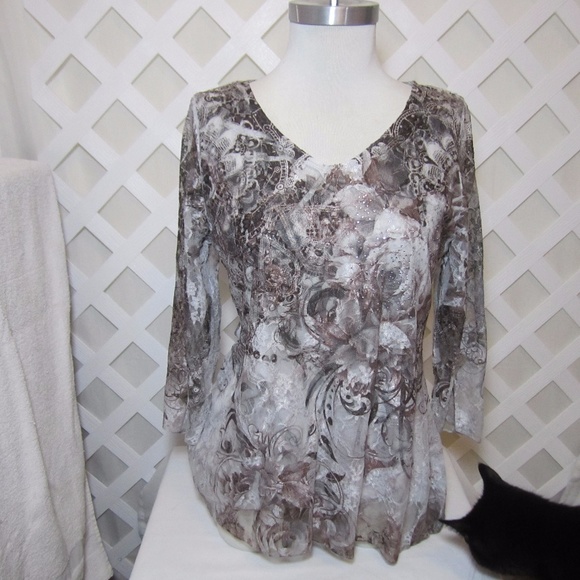 Ladies Sculley Western Wear Blouse-FC - Picture 4 of 6