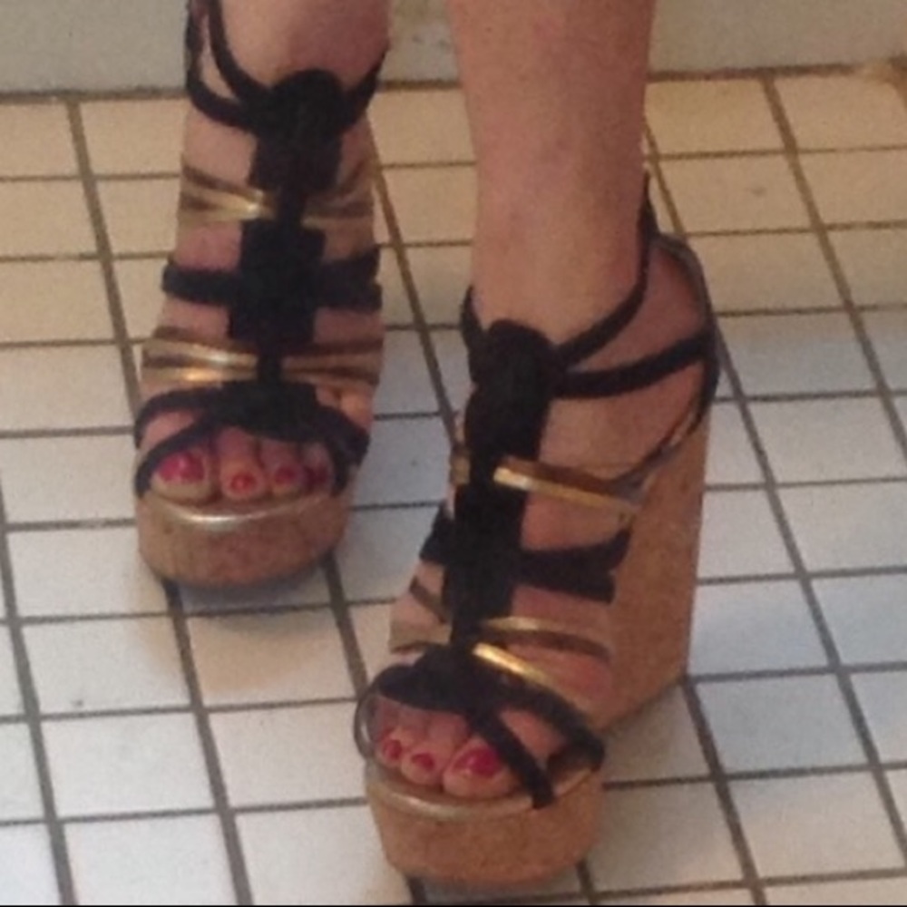 Jimmy Choo Cork Wedges