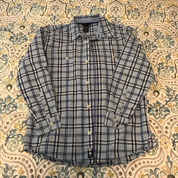 Boys GAP Casual Button Down Shirt - Picture 2 of 4