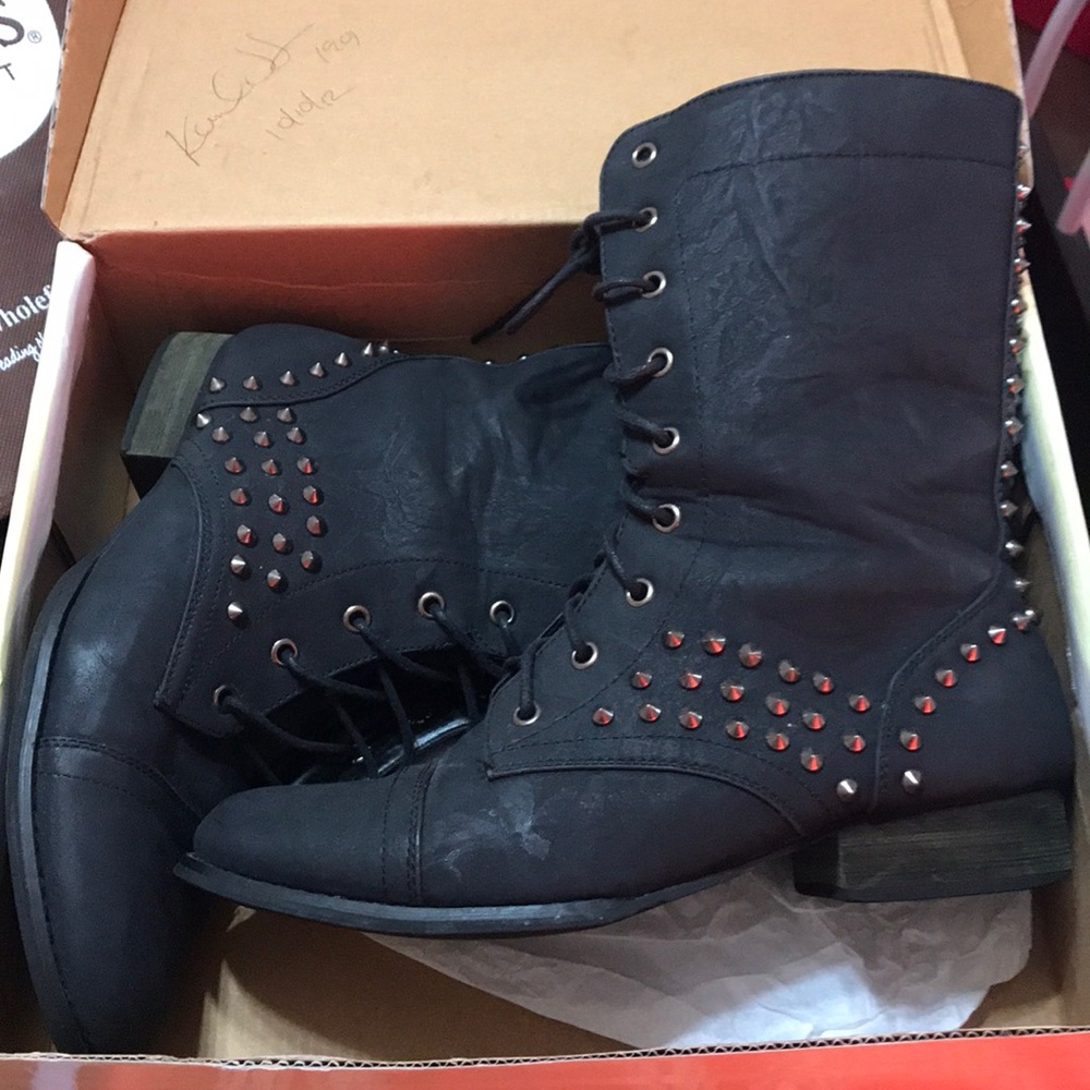 Cathy Jean Combat Boots