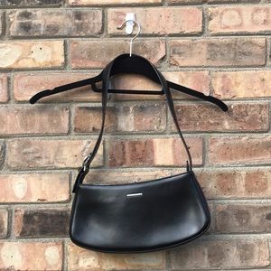 Small leather hobo Oroton Black bag