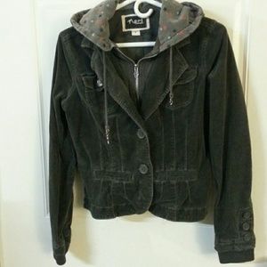 💕 Nori Corduroy Star Hoodie Jacket 💕