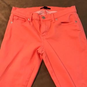 Bright Coral Forever 21 Jeans