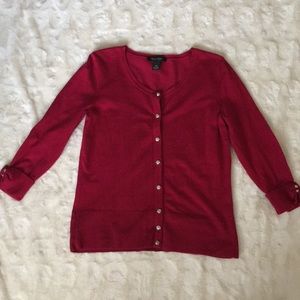 White House Black Market sweater. Raspberry. Sz M