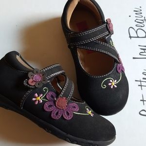 Rachel shoes with flowers