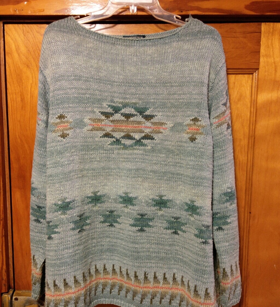 Lauren Ralph Lauren Women's hand-knit sweater.