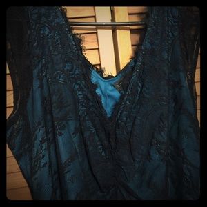 Lane Bryant knee length lace dress