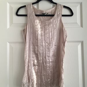 Gold Silk Tank
