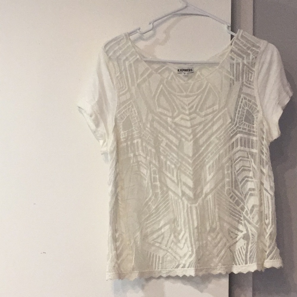 Express sheer design top