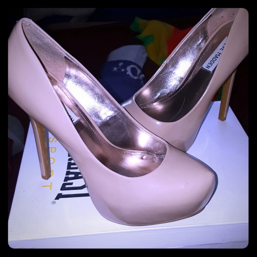 Nude Steve Madden Heels