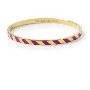 Kate Spade striped bracelet - purple