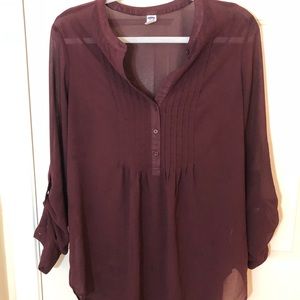 Old Navy sheer tunic