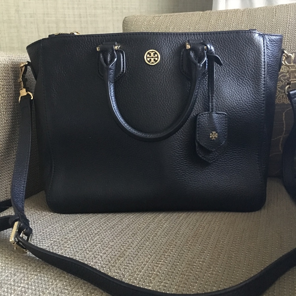 Like New Tory Burch Robinson Square Tote large