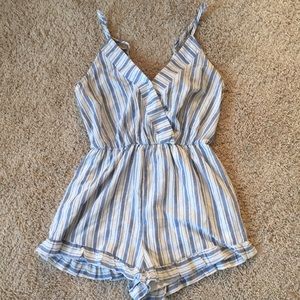 Striped romper