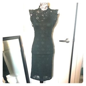 Lace Green Zara women's Dress