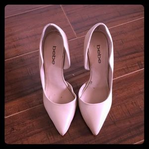 Bebe Pointed Heels In Nude