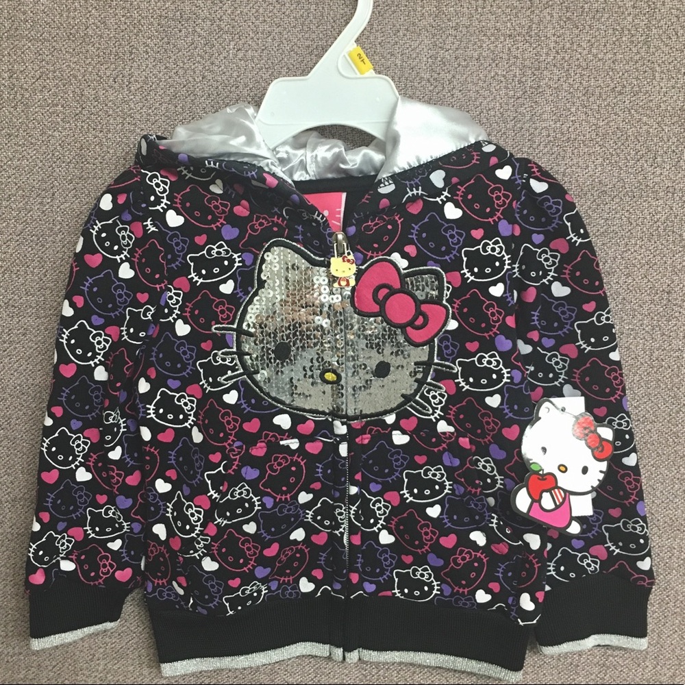 *NWT* Girls/Toddlers Hello Kitty hoodie-size:2T/3T