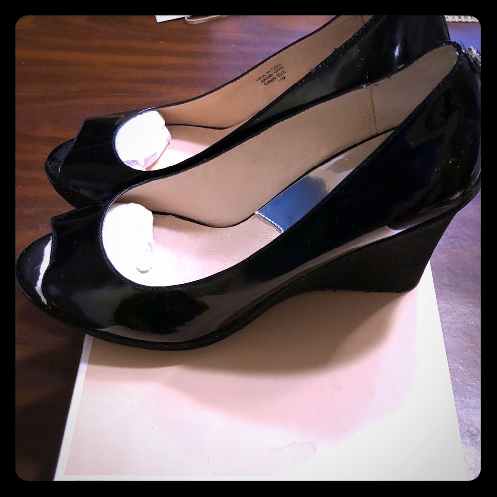 MICHAEL Michael Kors Patent Leather Wedge