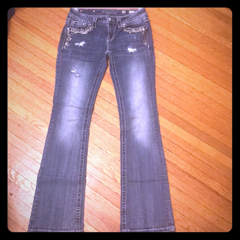 NEW Buckle Miss Me boot cut jeans size 28