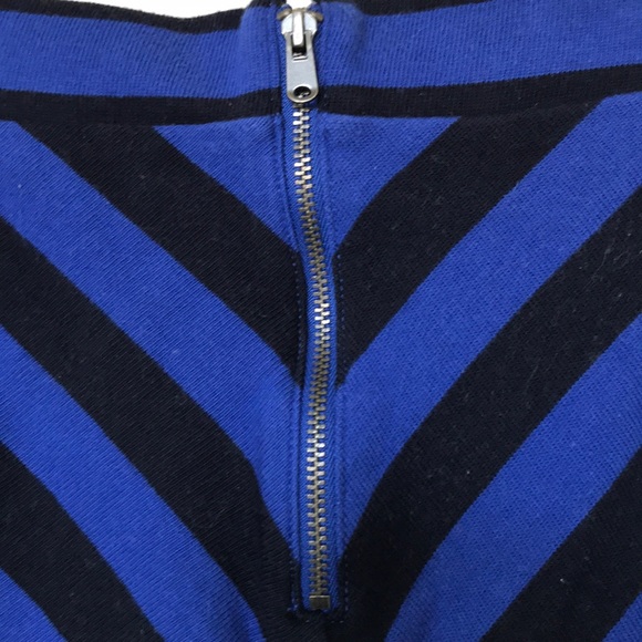 GAP Blue & Black Knit Mini Skirt, Small Tall - Picture 3 of 4