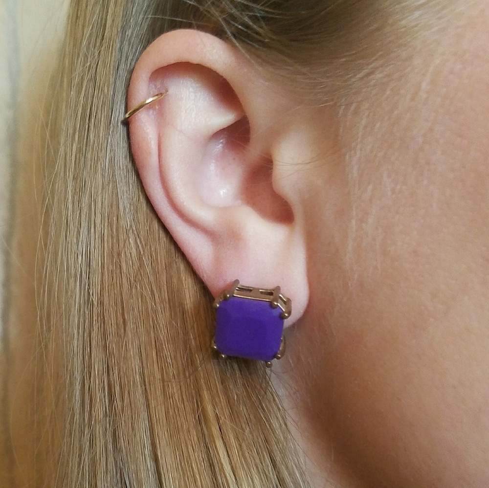Purple gameday studs