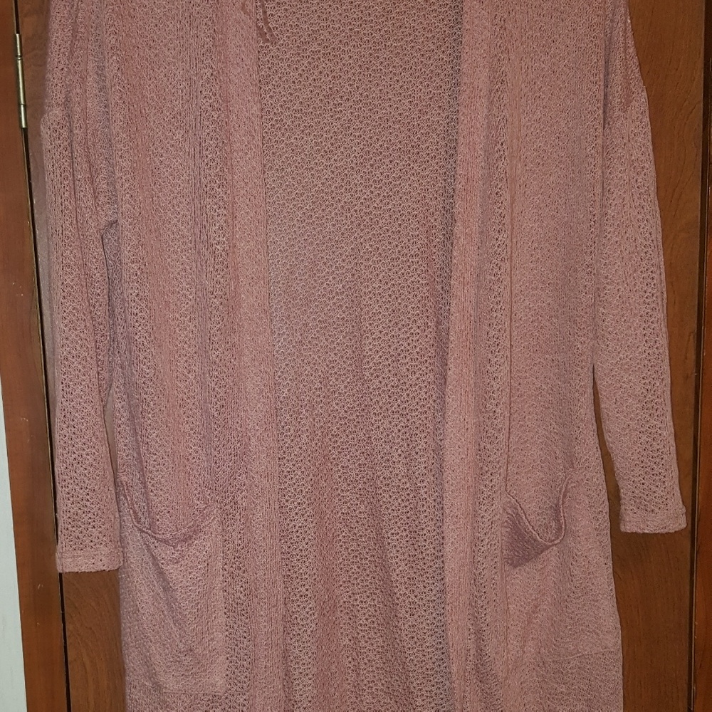 Charlotte Russe Pastel Pink  Cardigan