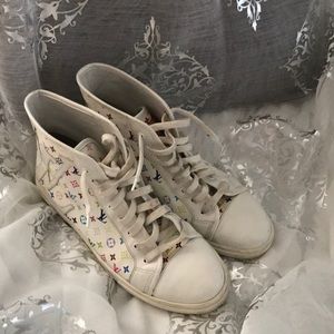 Authentic Louis Vuitton High Top Sneakers