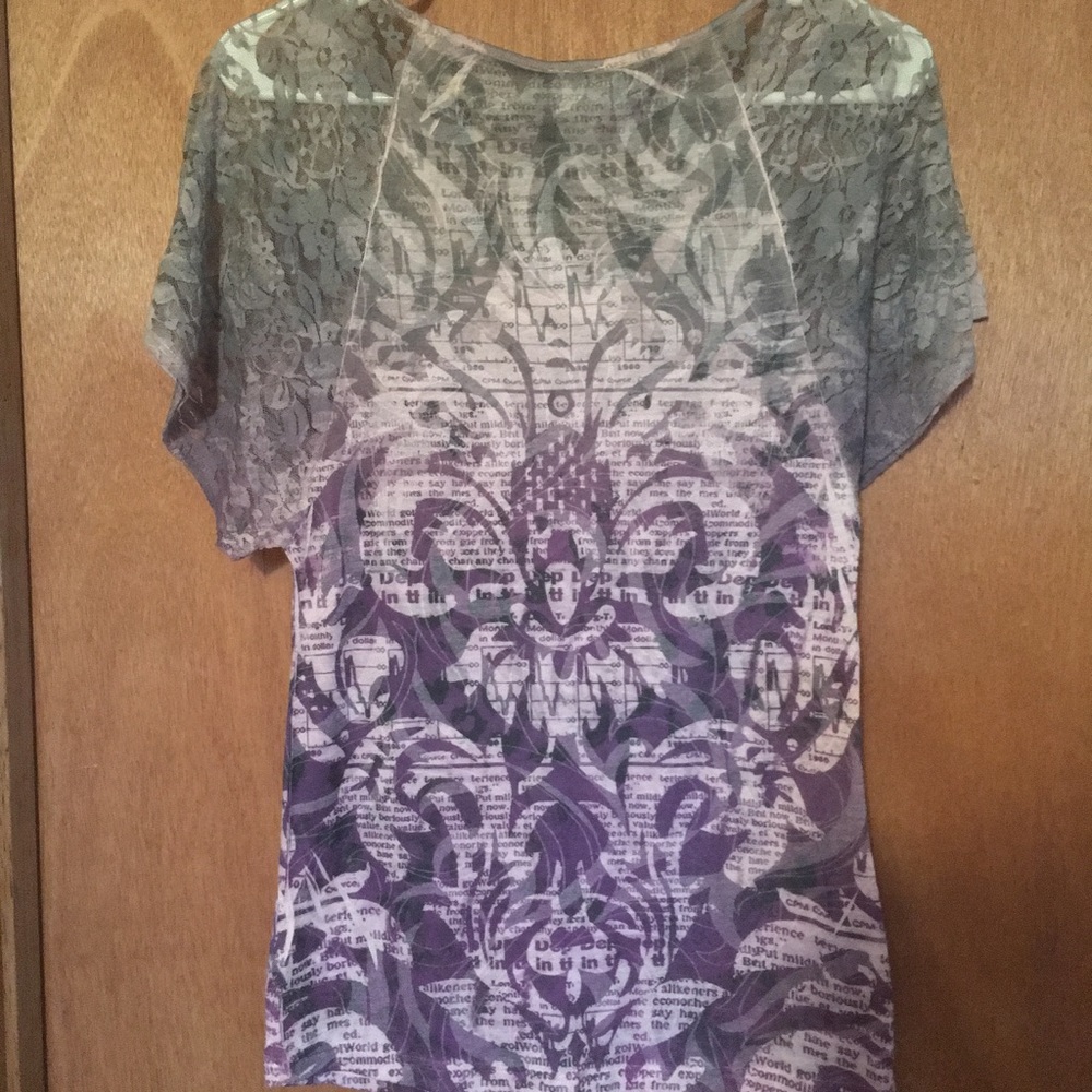 Buckle Daytrip lace sleeve top