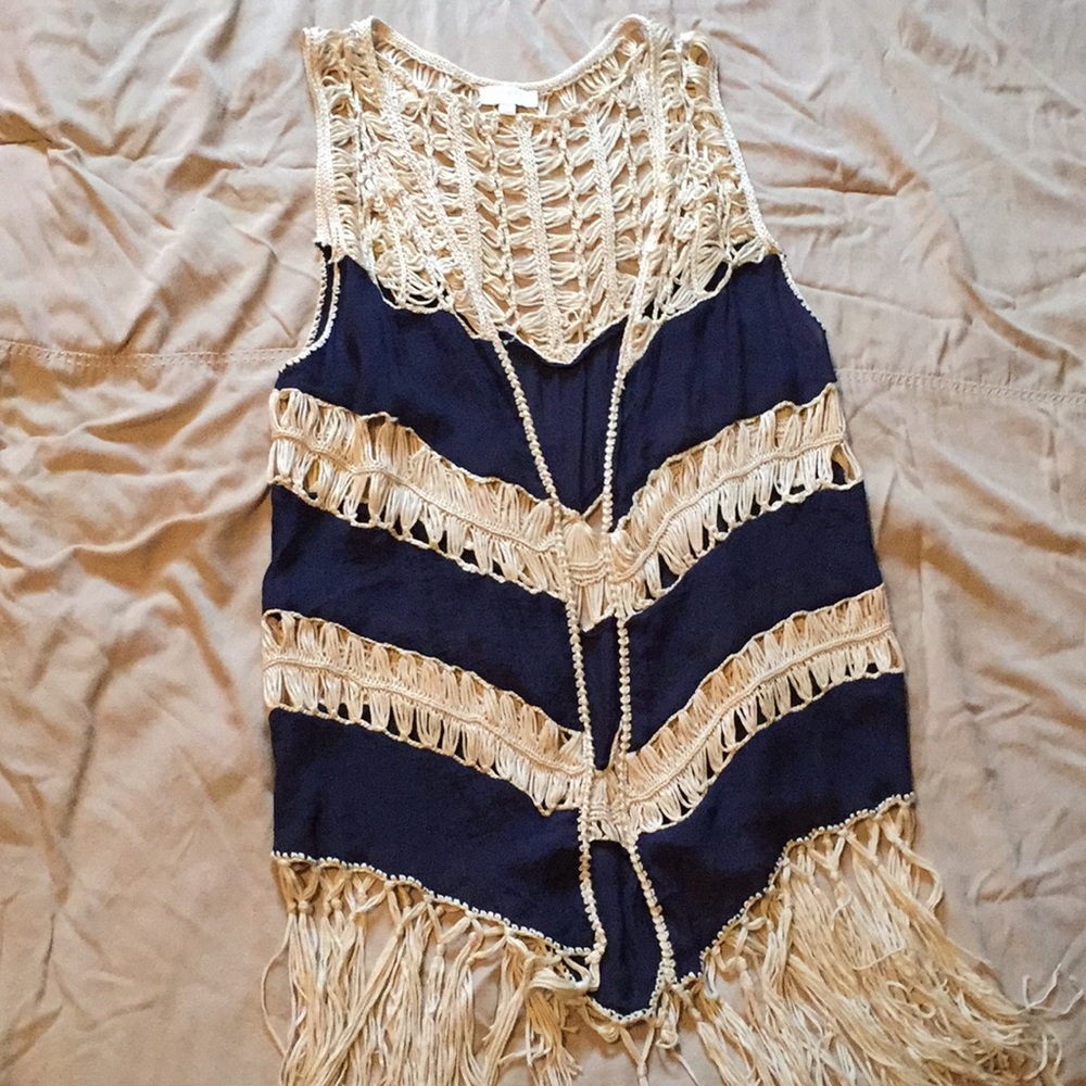 Open front cardigan