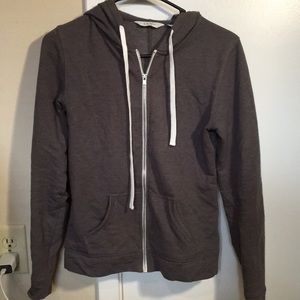 Grey zip up hoodie from Curfew